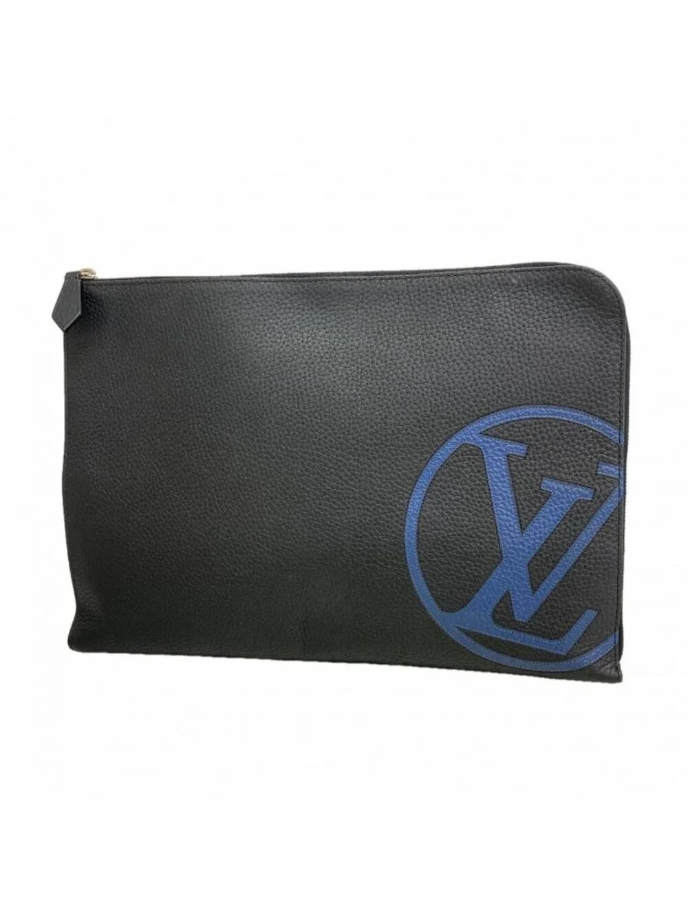 Louis Vuitton Clutch Taurillon Pochette Jour Gmnm Noir LV Circle